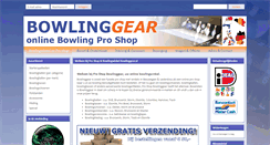 Desktop Screenshot of bowlinggear.nl